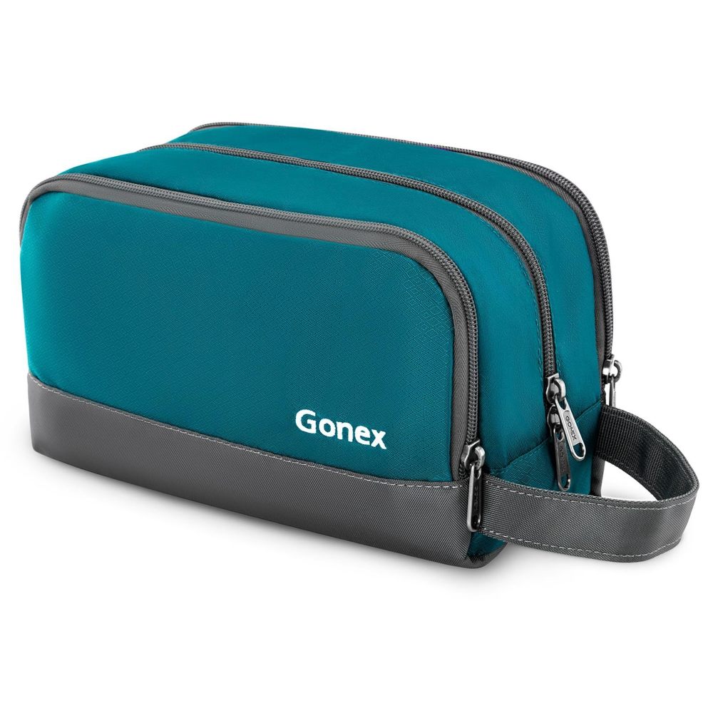Travel Toiletry Bag Nylon, Dopp Kit Shaving Bag Toiletry Organizer Peacock💙
